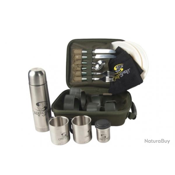 Set de vaisselles camping deluxe Carp Spirit