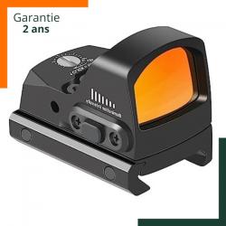 Garantie 2 ans Viseur point rouge holographique 3-4MOA - 7 niveaux de luminosité - Autonomie 20 000h