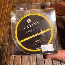 FIL PÊCHE NATIVE Nylon Chromos JAPAN 150m 0,148 mm
