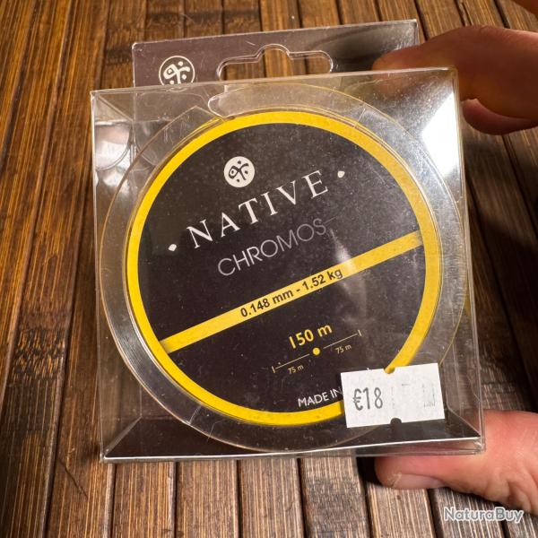 FIL PCHE NATIVE Nylon Chromos JAPAN 150m 0,148 mm