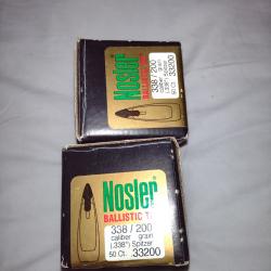 95 Ogives NOSLER Ballistic Tip .338 200gr
