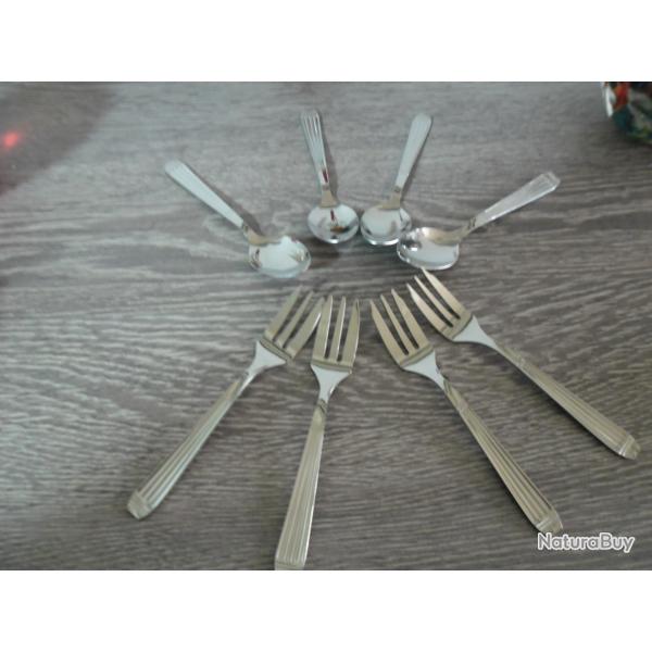 ENSEMBLE CUILLERES+FOURCHETTES A DESSERT GUY DEGRENNE