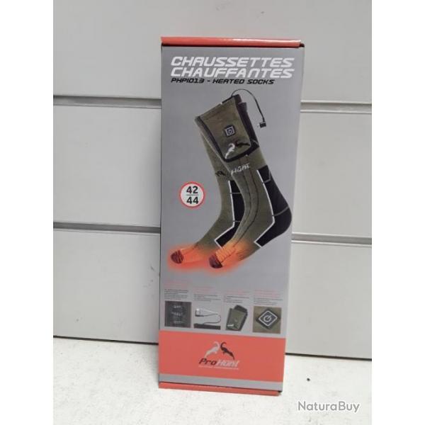 Chaussettes chauffantes Prohunt kaki rechargeable un top produit