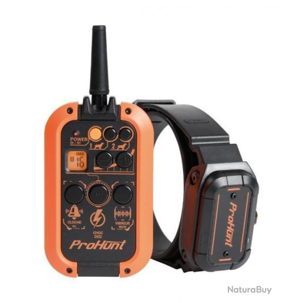 wahoo ! Collier lectrique de dressage Prohunt 1000 Mtres Cloche/ Vibreur / Choc top produit