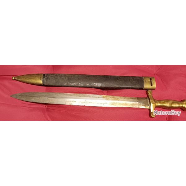 Glaive d'Infanterie modle 1831 des troupes  pied - fabrication Thibaut