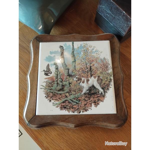 Dessous de plat chasse  la bcasse.