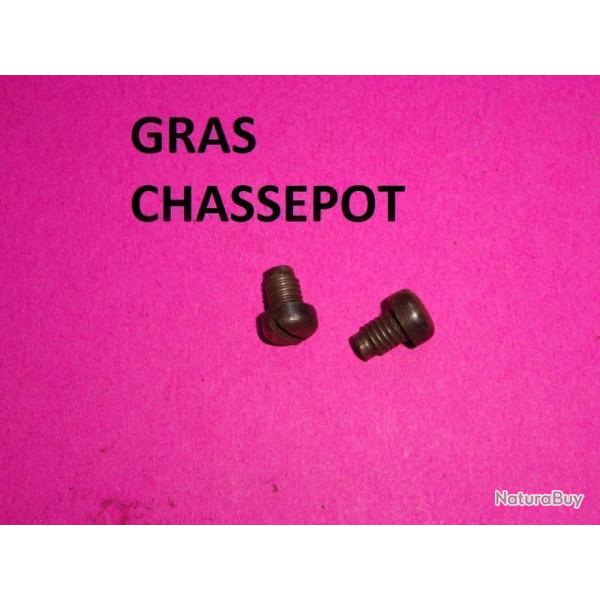 lot de 2 vis rglementaires arrt de culasse de fusil GRAS / CHASSEPOT -VENDU PAR JEPERCUTE(D25B153)