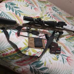 Carabine FRANCHI Horizon ,et d'un gros silencieux