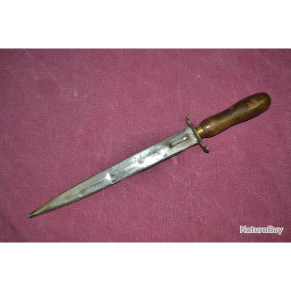 couteau de tranche Trusson complet avec fourreau et sa garde poilu guerre 14-18