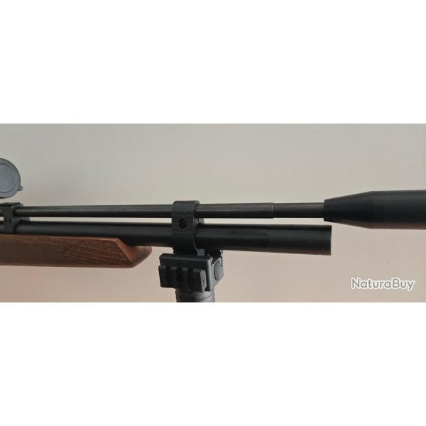 Support canon avec rail picatinny pour carabine PR900W et Pistolet PP800R Artemis, Snowpeak, Zasdar