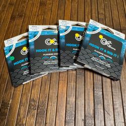 Lot 4 pièces Nylon Fluoro C&C Hook it & Rig itPêche