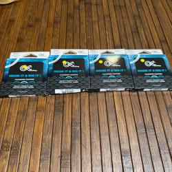 Lot 4 pièces Nylon Fluoro C&C Hook it & Rig itPêche 2x0,12 mm et 2x0,14 mm