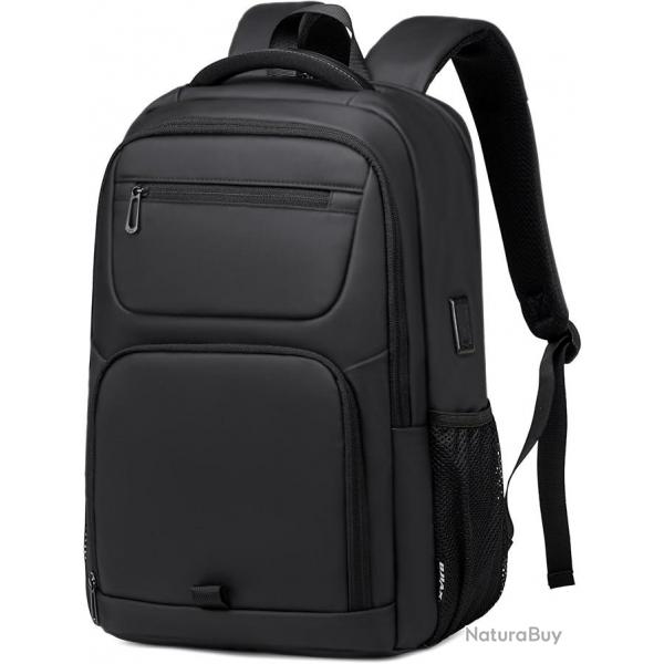 Sac  dos pour ordinateur portable de voyage pour hommes et femmes - 35 l - Noir - Avec port de char