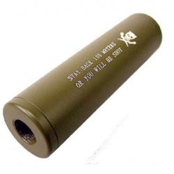 Silencieux 100x30mm Stubby Killer Bronze (Apple Airsoft)