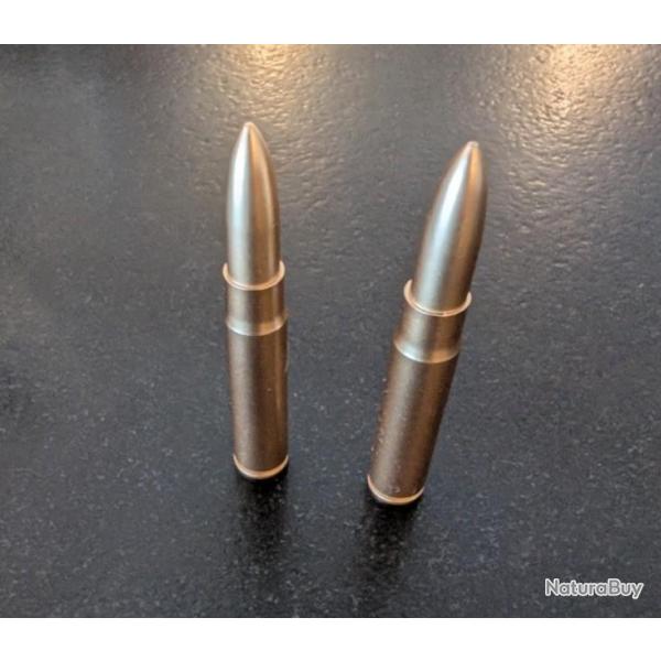 2 STYLOS CARTOUCHE 8CM DE LONG ET 12 MM DE DIAMETRE FRAIS DE PORT OFFERTS