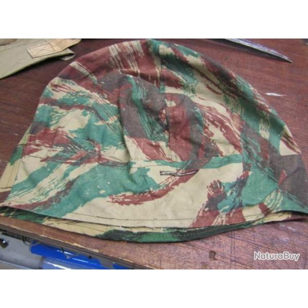 couvre casque guerre Algrie camoufle Alger commando chasse para lgion parachutiste lzard