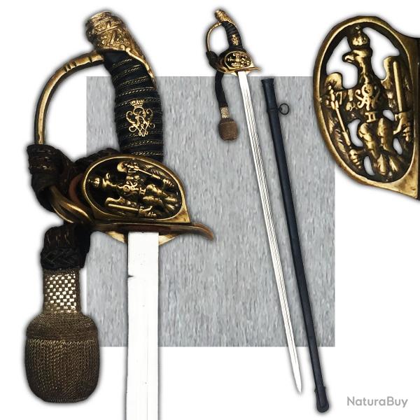 RARE & BEAU SABRE PALASH D'OFFICIER SUPRIEUR PRUSSIEN M1889 WW1 KAISER ORIGINAL