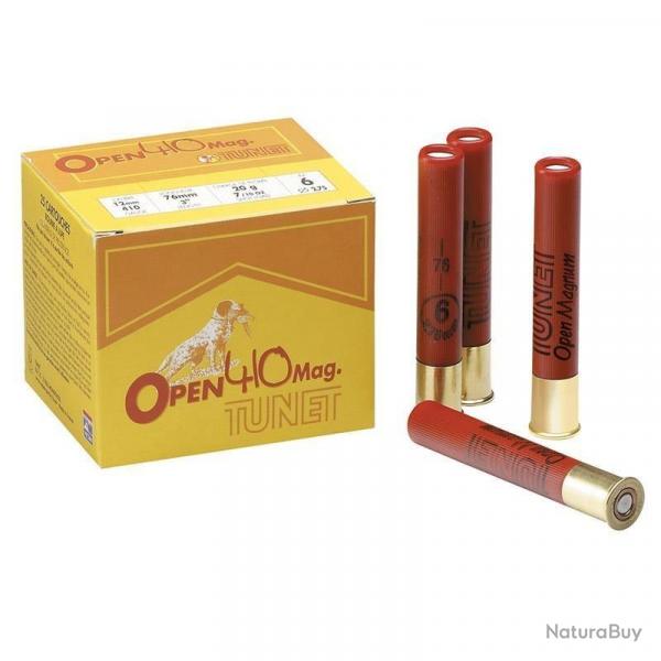 CARTOUCHE TUNET 410/76 MAG OPEN SUBSONIQUE 17g n°9 bj x25