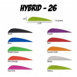 AAE - Plumes HYBRID 26 BLEU