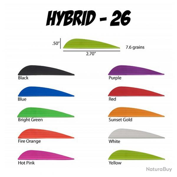 AAE - Plumes HYBRID 26 ROSE