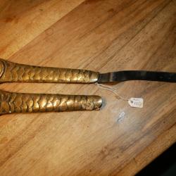 Jugulaires de casque de cuirassier Français modèle 1874