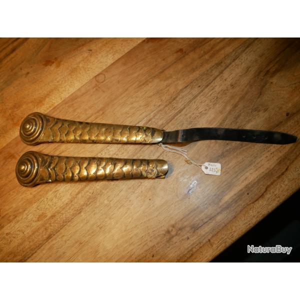 Jugulaires de casque de cuirassier Franais modle 1874