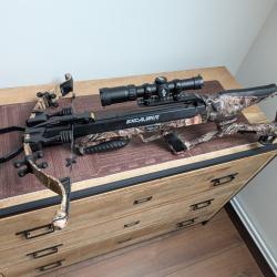 Arbalète Excalibur REVX 400 FPS neuve + 10 Flèches ProFlight en carbone