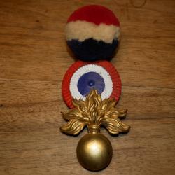 Insigne pompon grande tenue d'un képi 1884 état major