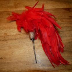 Plumet rouge de Képi 1884 d'officier