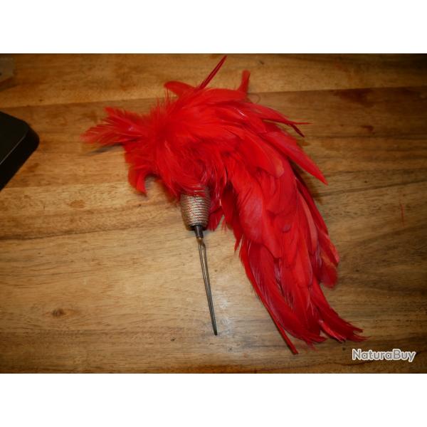 Plumet rouge de Kpi 1884 d'officier
