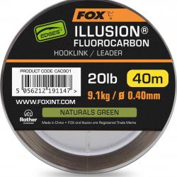 FOX Edges Illusion Fluorocarbon Naturals Green 40m 30lb 13.6kg 0.50mm