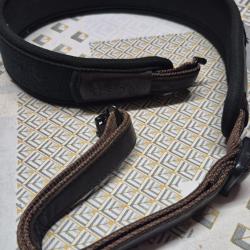 BRETELLE BLASER CUIR CORDURA VERT