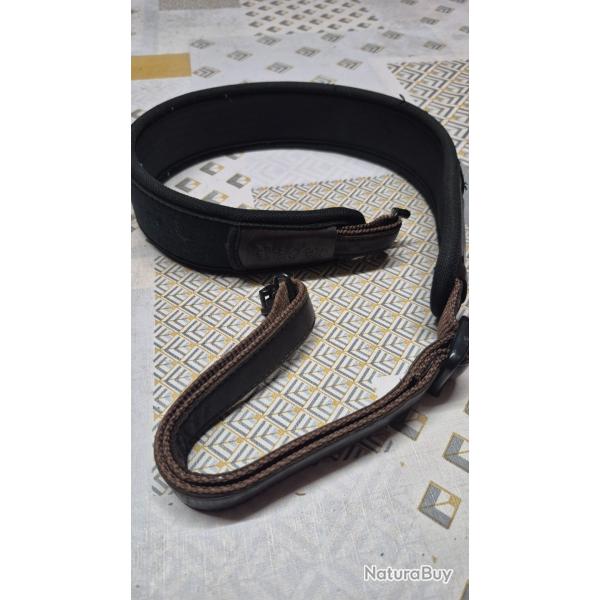 BRETELLE BLASER CUIR CORDURA VERT