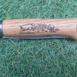 Couteau pliant Opinel N°8 Animalia Sanglier