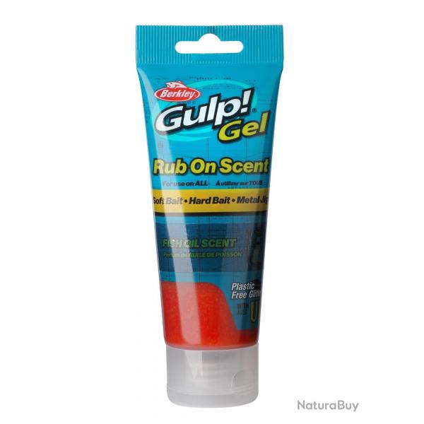 Attractant Berkley Gulp! Gel 80ml Fishoil Orange Silver Flake