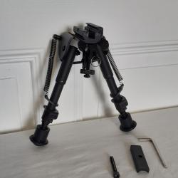 Bipied fixe 5 positions repliable de 15 à 26cm - IDEAL 22LR