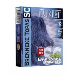 Munitions cartouches à balles brenneke Topas sous calibré calibre 12/70 par 30