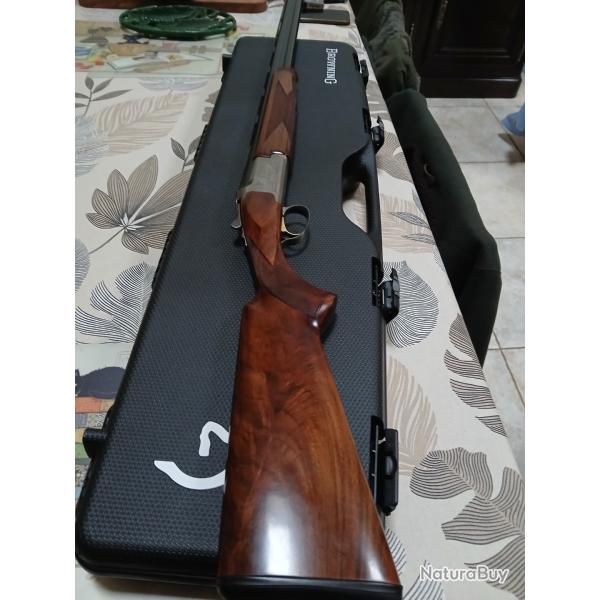 Browning b 525 hunter  cal. 20/76 bascule en acier , jecteurs , mono dtente