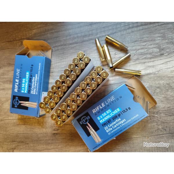 45 tuis 8x56RS Mannlicher PPU partizan tirs une fois.