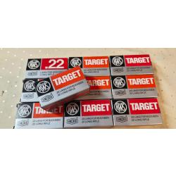 Lot de 500 Cartouches .22 LR RWS TARGET