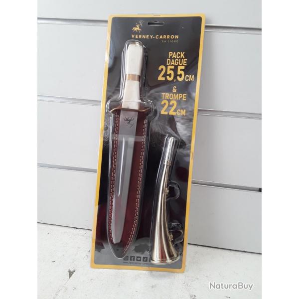 Pack dague 25,5cm + trombe 22cm Verney carron offre a saisir