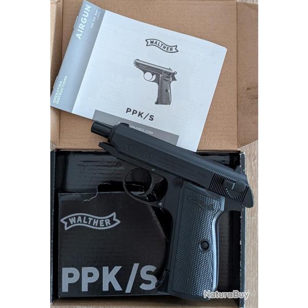 Walther PPK/S Umarex - pistolet  Co2 calibre 4.5 mm