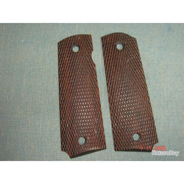 Paire de plaquettes bois pour colt 1911 A1 ou 1911