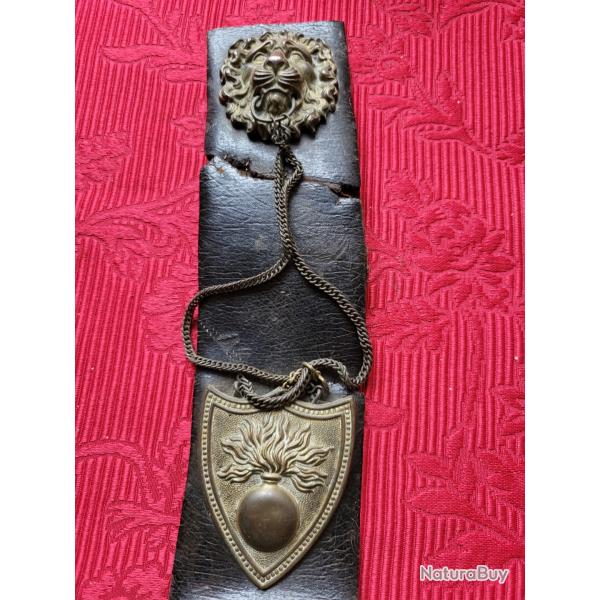 Accessoires de banderole de giberne, second empire, 3e rpublique