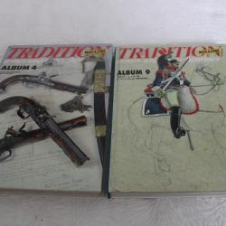 Lot 2 albums Tradition magazine armes, uniformes, figurines