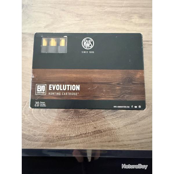 BOITE DE 20 BALLES 9.3X74R EVO RWS