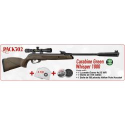Pack Noël Gamo Green Whisper 1000 - Cal. 4,5 mm