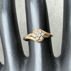 Bague en or massif 18 carats - Margueritte - taille 52