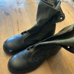 JUNGLE BOOTS GENESCO 7 R de 1970 US Army. Ietnam