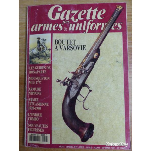 Gazette des armes et des uniformes N 214
